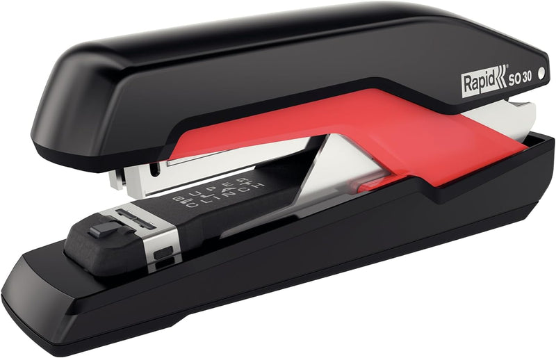 Rapid 5000547 Tacker Super Flachheftgerät (30 Blatt, Mühelos, Omnipress, Hochwertiges Ergonomisches