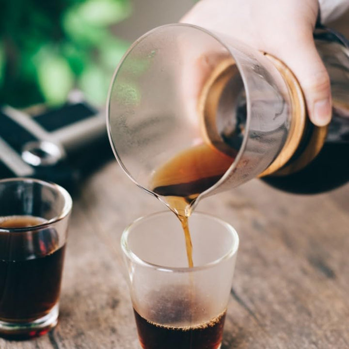 Hario Kaffeezubereiter, Glas, Natur 240ml Tropftopf aus Akazienholz, 240ml Tropftopf aus Akazienholz