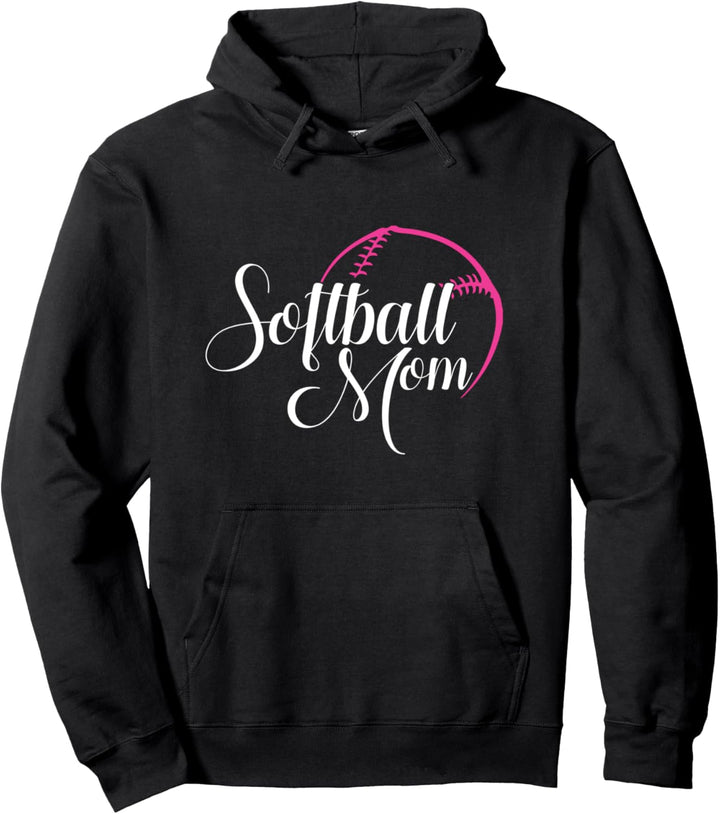 Softball Mutter Mama Spielerin Baseball Sportlerin Geschenk Pullover Hoodie