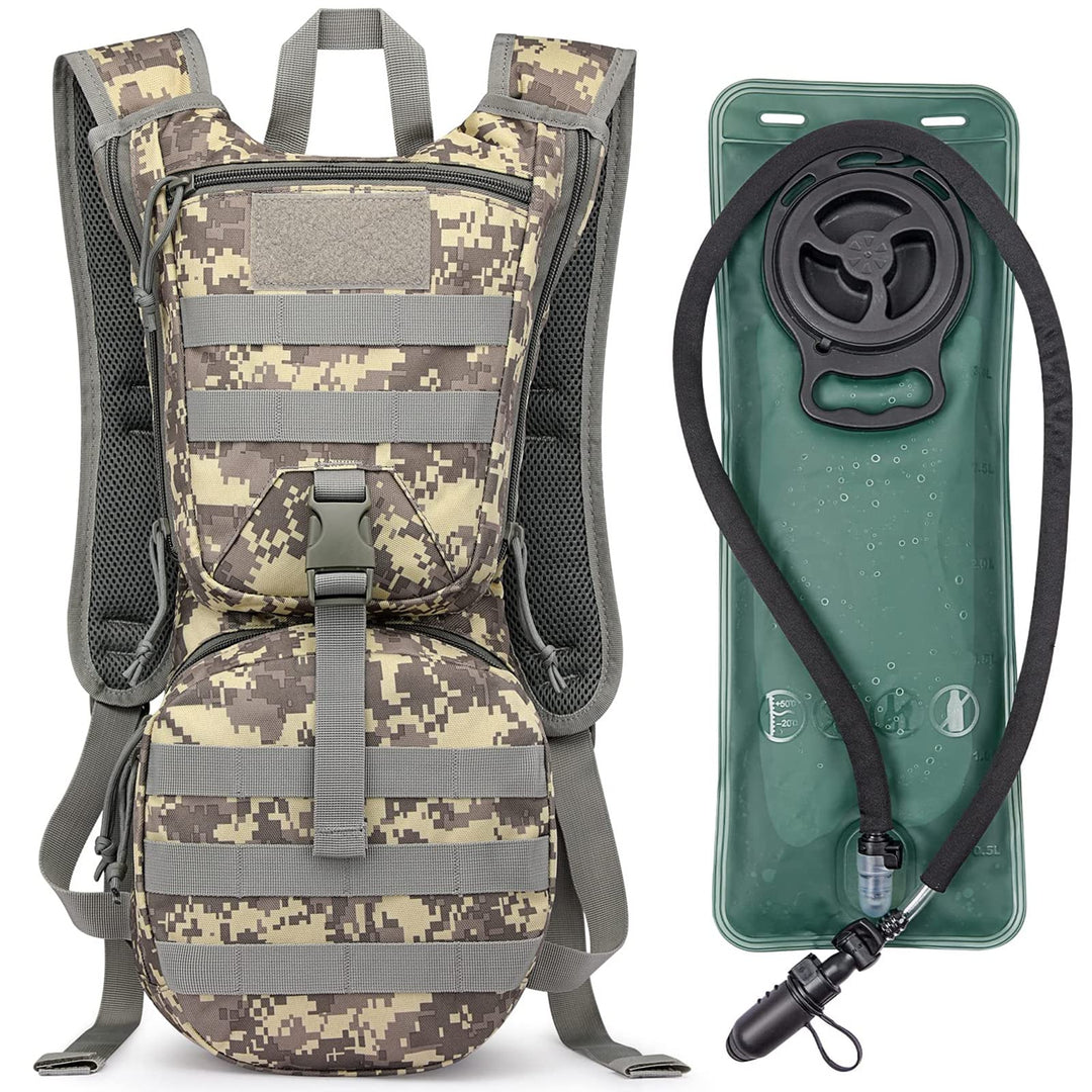 G4Free 22L Trinkrucksack Laufrucksack mit 3L Wasserblase Upgrade ACU, ACU