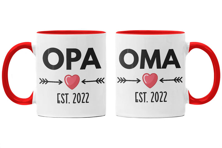 Trendation - Ihr werdet Oma und Opa 2022 Geschenk Schwangerschaft Verkünden Überraschung Baby Du Wir