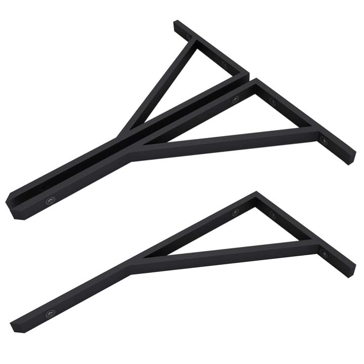 doporro Waschtischhalterung Waschtischkonsole Wandkonsole aus Edelstahl Länge: 50cm Anzahl: 3 Stück