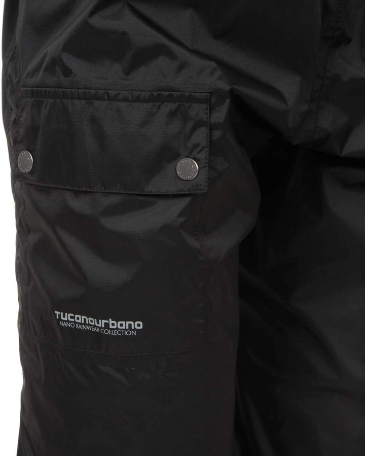 TUCANO URBANO Anzug Nano Plus Schwarz - Neongelb 3XL 3XL Nero–Giallo Fluo, 3XL Nero–Giallo Fluo