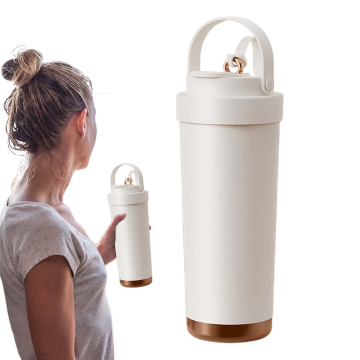 Générique Kaffeetasse mit Strohhalm, 750 ml, Isolierbecher mit Deckel, wiederverwendbar, direkt zu t