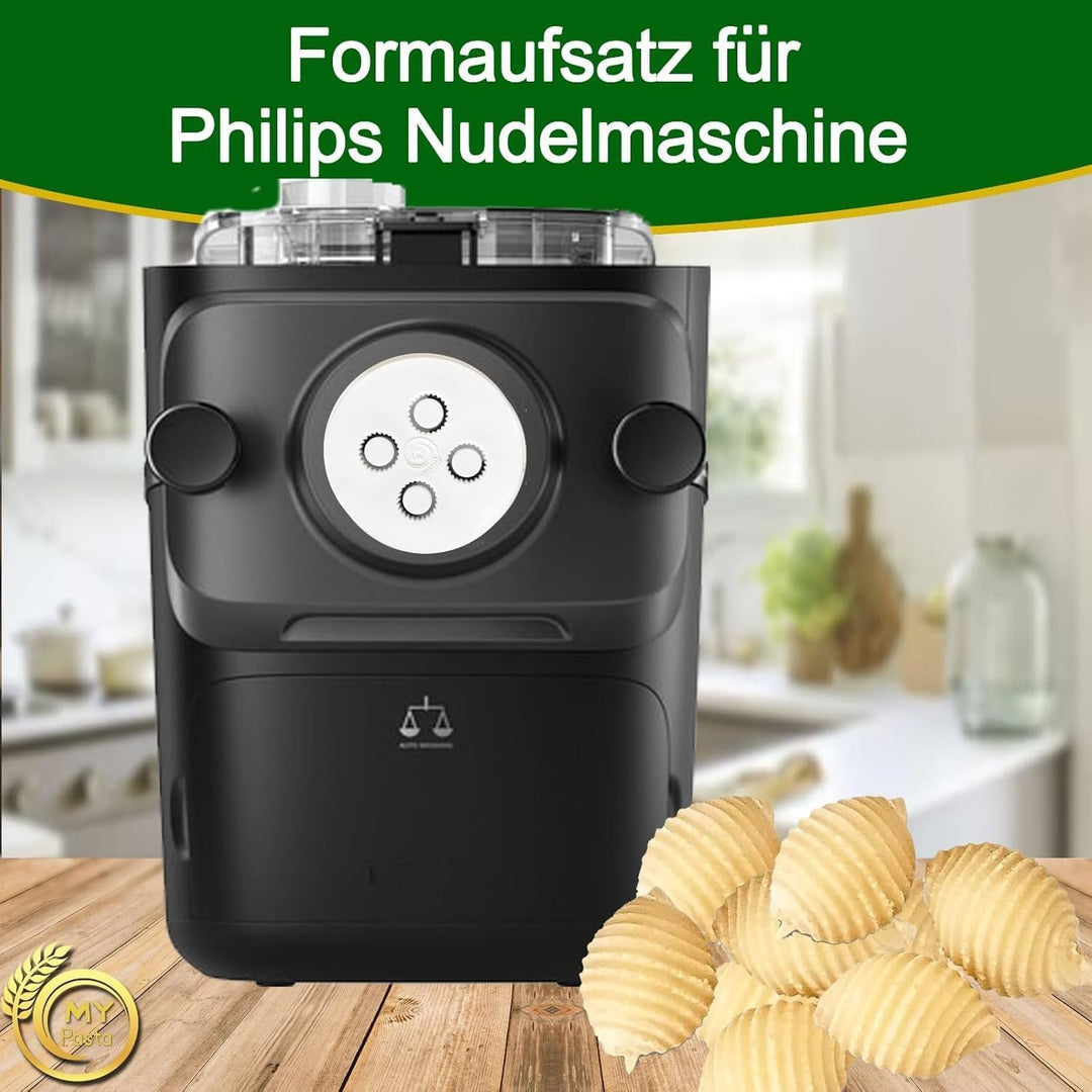 MY Pasta - Aufsatz Archi Rigati- Zubehör für Pastamaker - Pasta Disc kompatibel mit Philips Pasta Ma