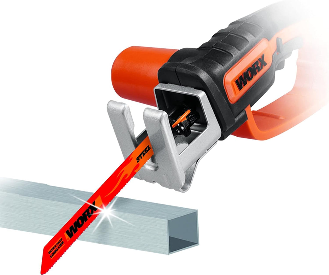 WORX WG894E.9 Säbelsägen 20V - ideal für Sägearbeit mit Holz/Stahl - max. Schnittiefe 60mm - PowerSh