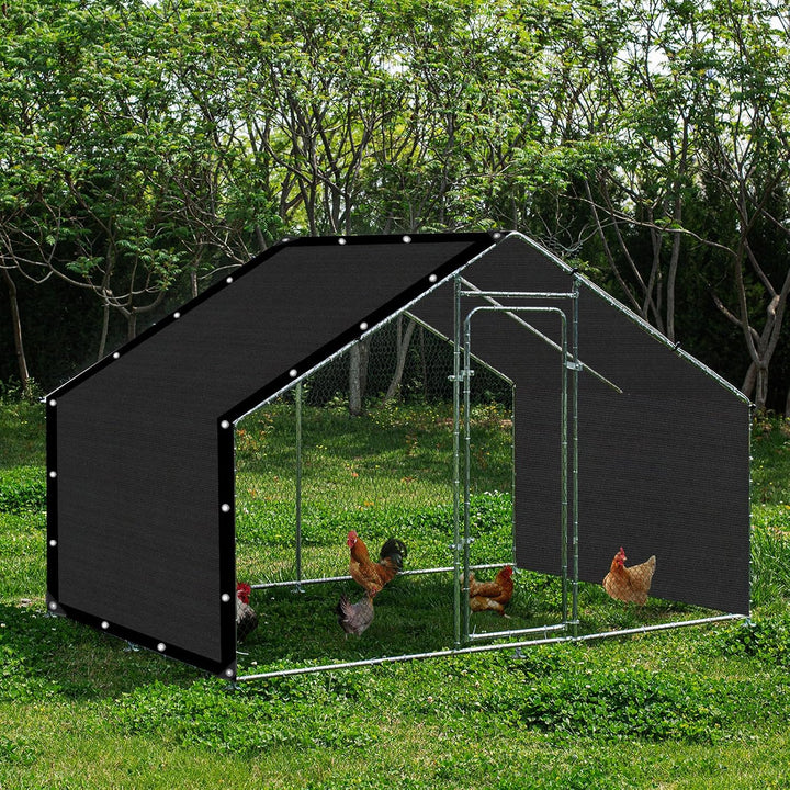 Schattierungsnetz 80% UV Schutz mit Ösen 4x6m für Garten | Sonnensegel aus HDPE, UV-beständig, atmun
