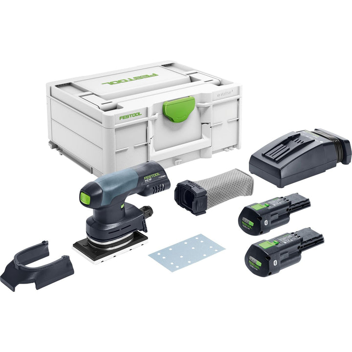 Festool Akku-Rutscher RTSC 400 3,0 I-Plus (mit Akkupacks BP 18 Li 3,0, Schnellladegerät, Schleifschu