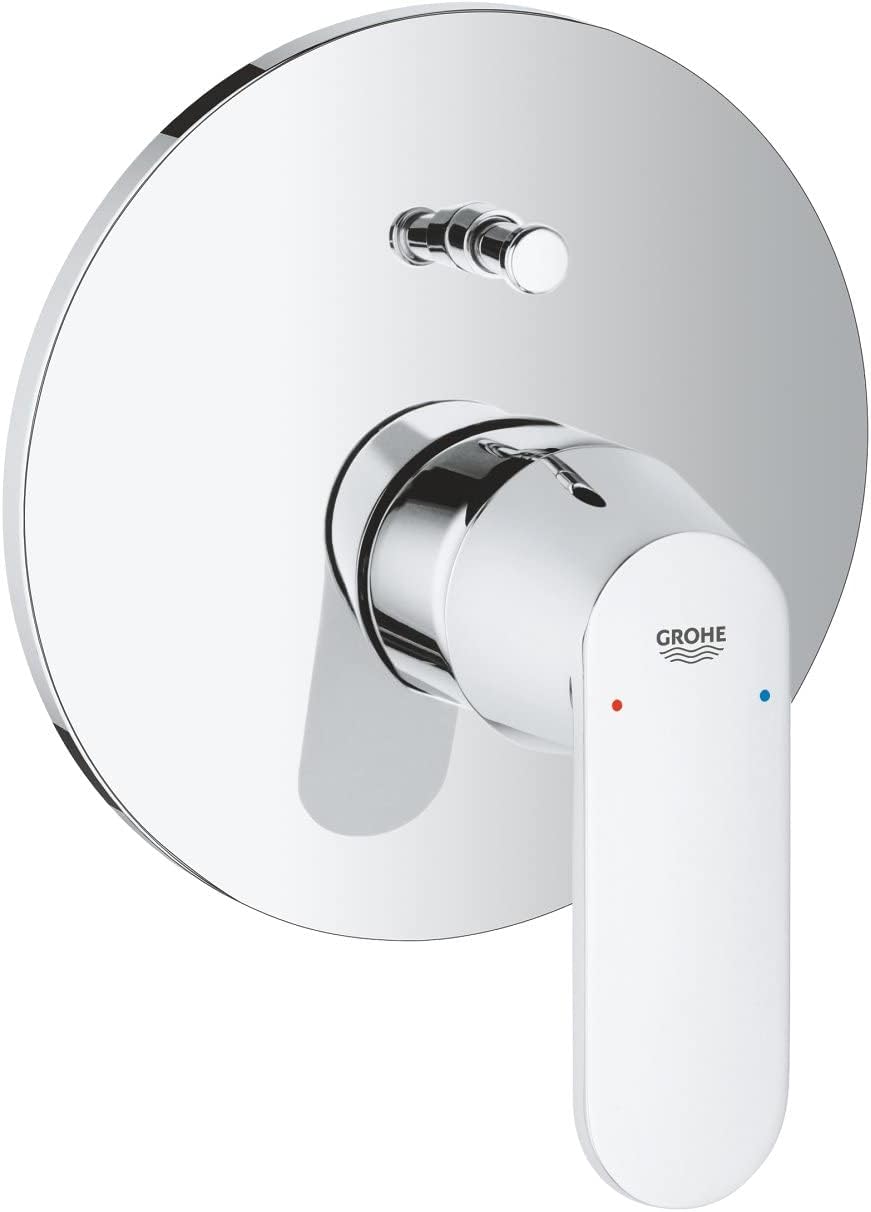GROHE Eurosmart C Einhand-Wannenbatterie Fertigmontageset 19382000, Chrom Badewannen-/Duscharmatur-V