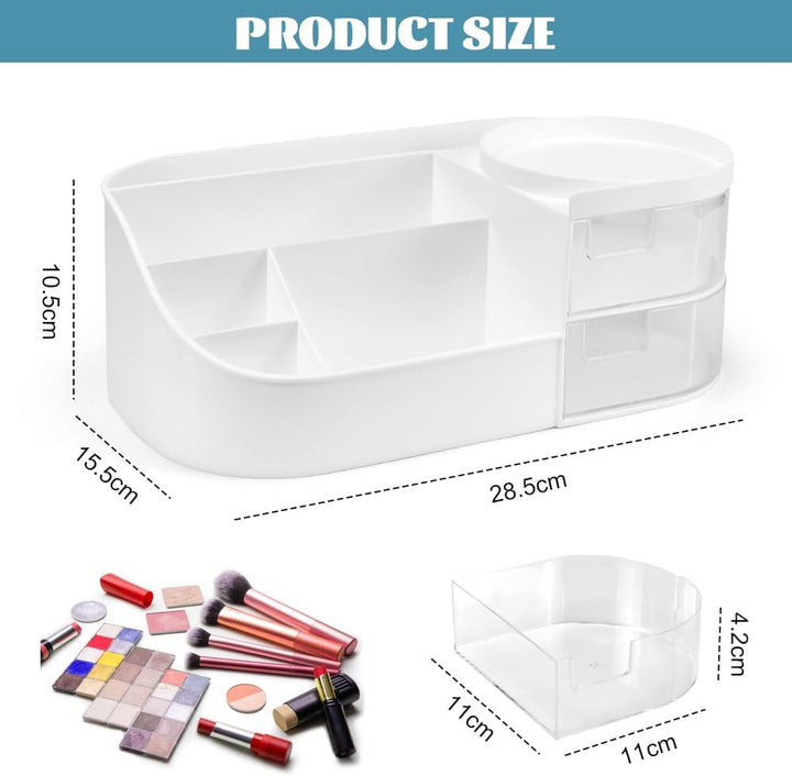 Make Up Organizer Kosmetik Aufbewahrungsbox mit Schubladen Schminktisch Organizer Schminkbox Beauty