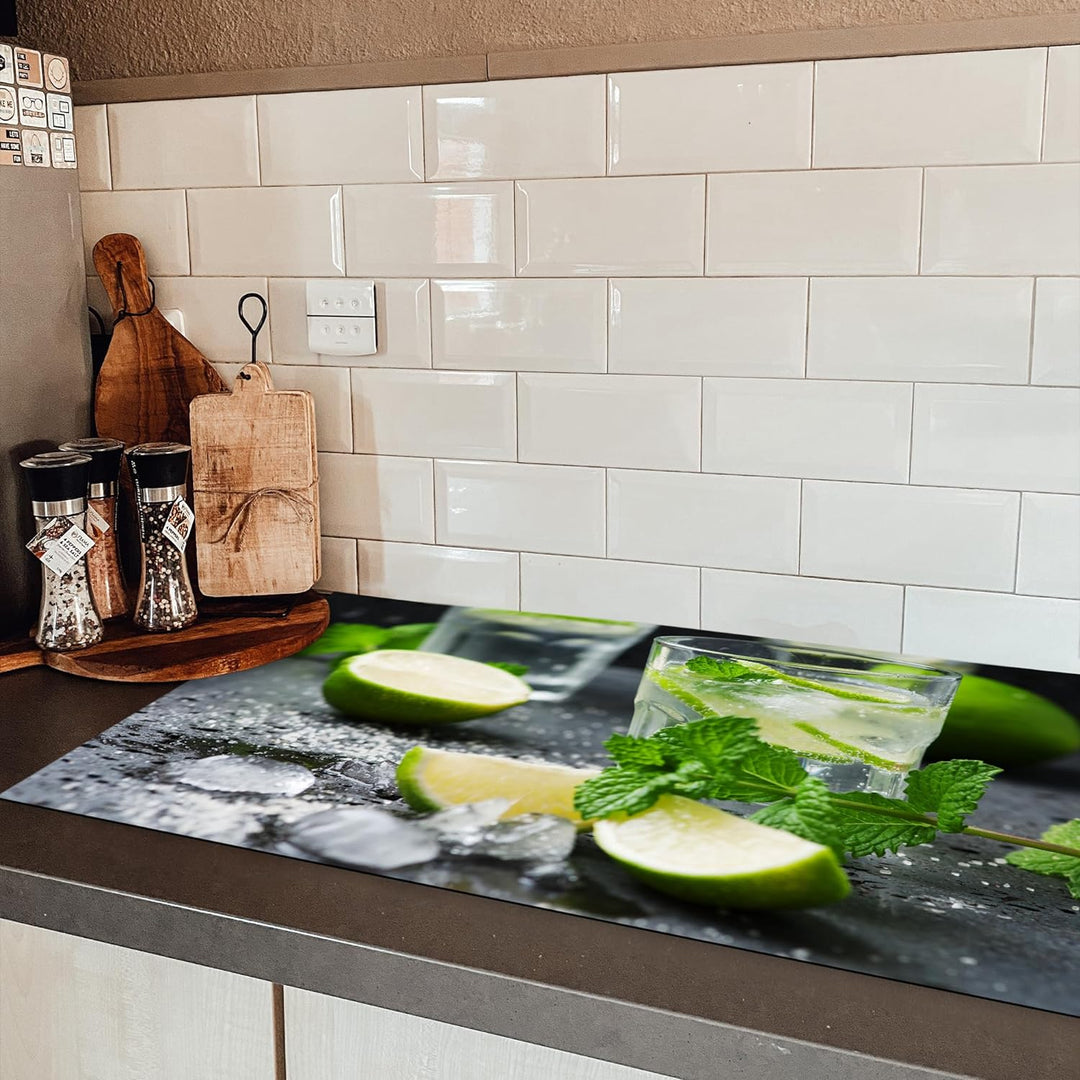 KitchenYeah© Herdabdeckplatte Einteilig Kochfeld Abdeckung Induktionskochfeld Ceranfeld Abdeckplatte