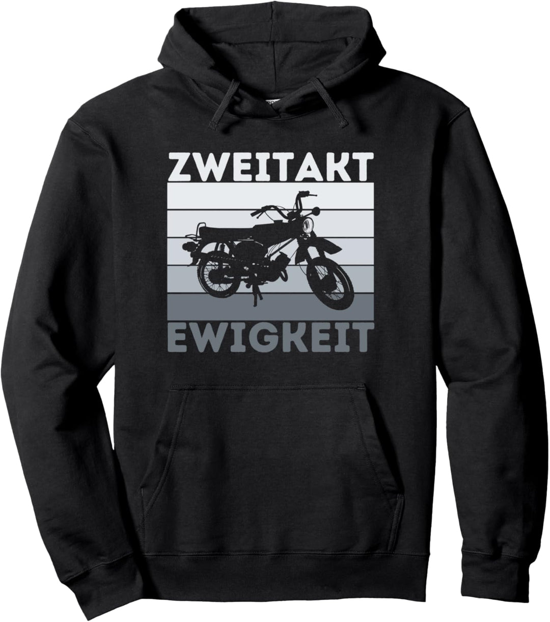 Zweitakt Ewigkeit Simson DDR Moped Retro S51 Vintage Pullover Hoodie