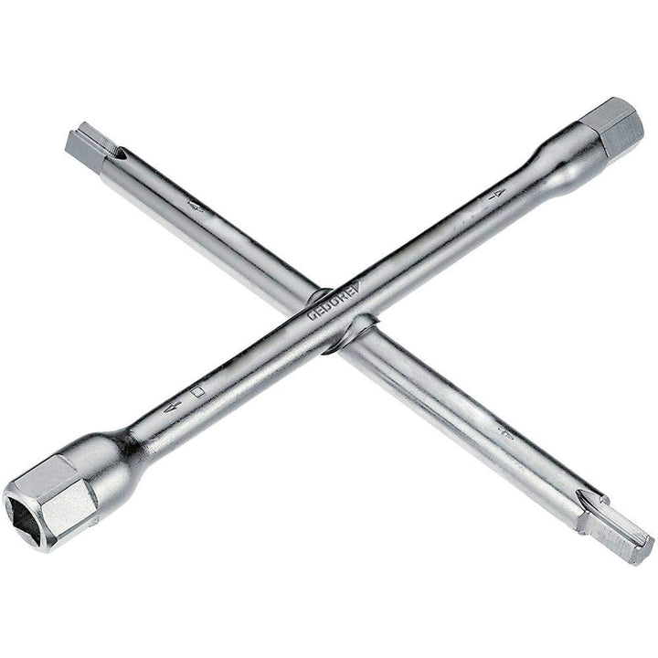 Sanitärkreuzschlüssel 378500 220x220mm 14-Fach-Funktion GEDORE