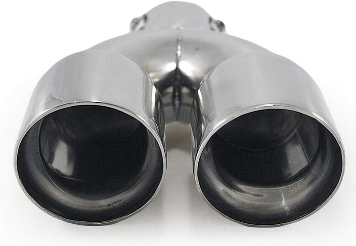 Doppel Auspuffblende Endrohr Auspuff Universell Schalldampf Doppelendrohr Sport Sportauspuff Blende