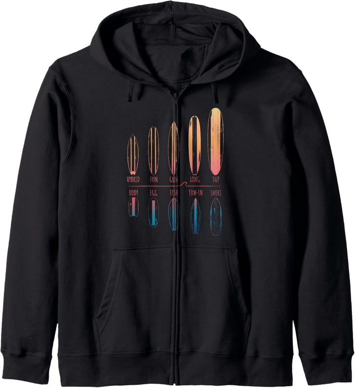 Surfbretter Surfer Portfolio Surfbrett Surfing Boy Girl Surf Kapuzenjacke