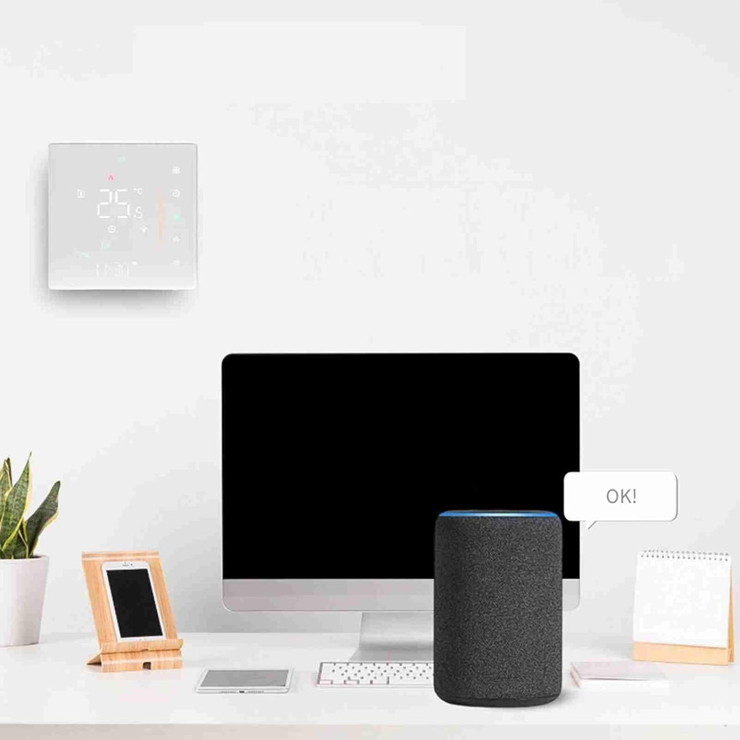 Decdeal WiFi Thermostat Wasser-Fussbodenheizung,Unterstützung Von TUYA/Smart Life,Google Home,Progra