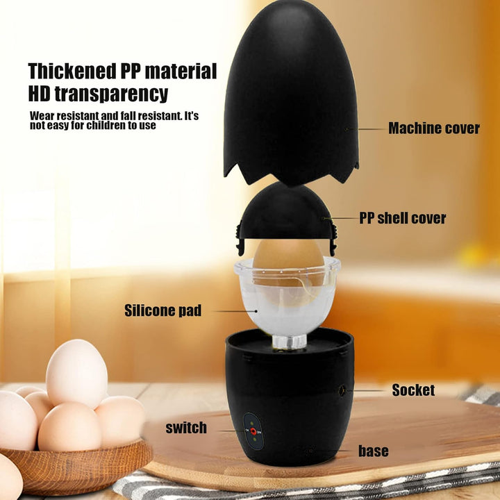 Elektrischer Egg Scrambler, Golden Egg Shaker Schneebesen Egg Spinner Egg Dotter Mixer Golden Egg Ma