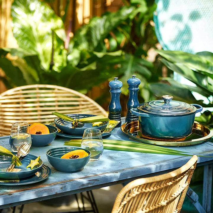 Le Creuset Salzmühle, ABS-Kunststoff, 6,2 x 6,2 x 20,8 cm, Keramik-Mahlwerk, Deep Teal, 960020006420