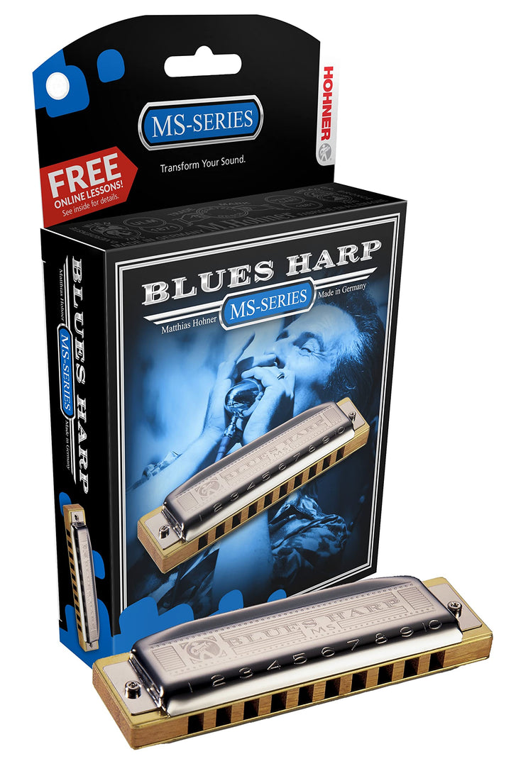 Hohner Inc. Mundharmonika 532BX-A Blues Harp Bb Bb Single Bb, Single Bb