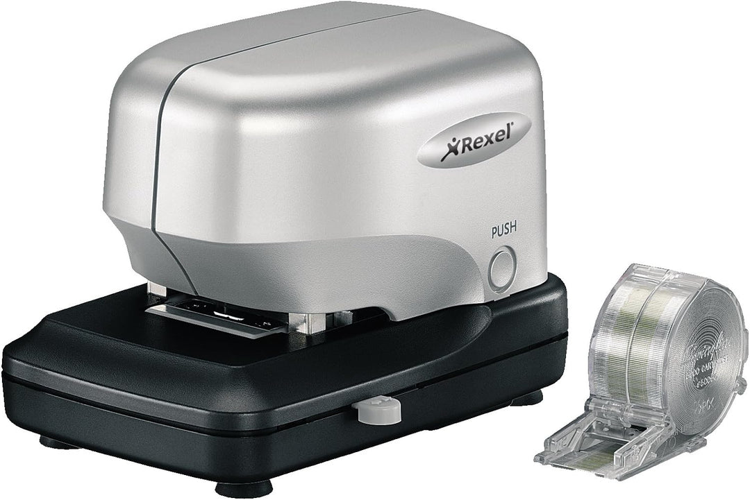 Rexel 2101197 Elektrohefter Stella 30 silber/schwarz