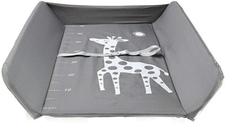 Wickeltisch Klappbar mit Sicherheitsgurt 80x63cm, 33 lbs Tragkraft & Stauraum - Mobile Wickelkommode