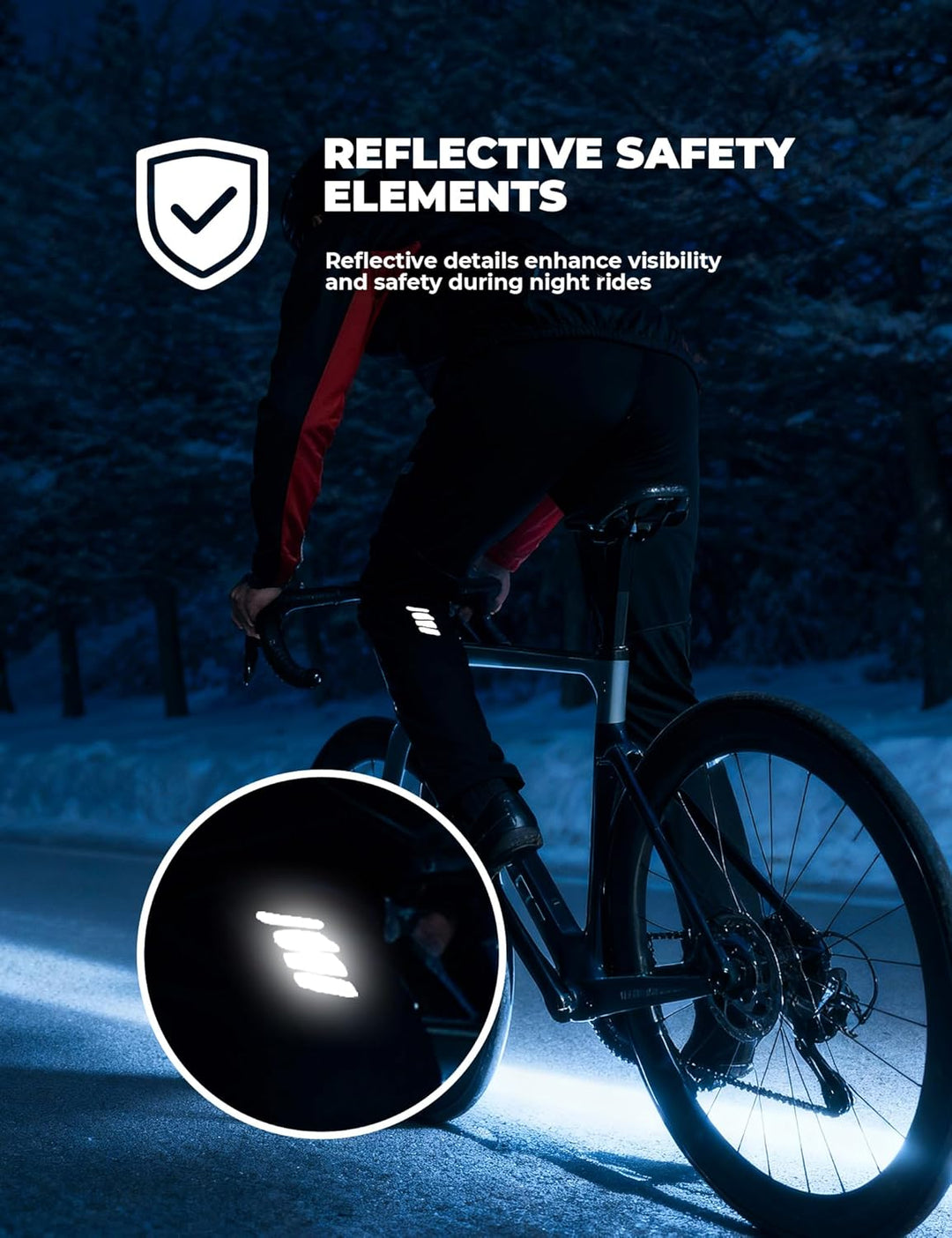 ROCKBROS Winter Jacke/Hose Fahrradbekleidung Herren Fahrrad Radjacke Lange Windjacke Radhose Freizei