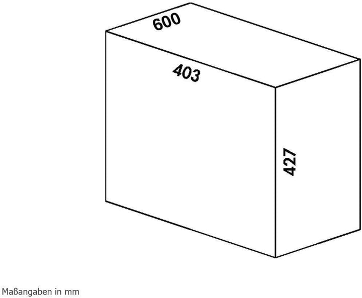 Hailo Abfallsammler CS Slide 60.2/60 Euro-Cargo-S Mülleimer Einbau Abfalleimer