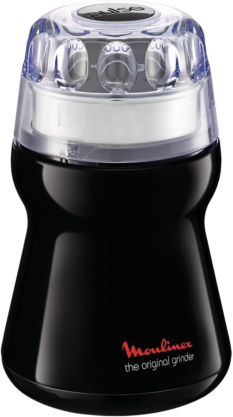 Moulinex ar110830 Universalmühle, für Kaffee/Gewürze/Nüsse, Schwarz, für alle Arten von