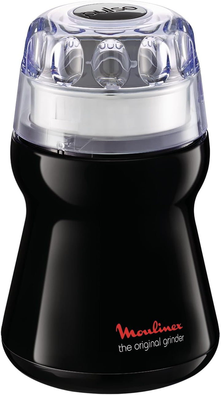 Moulinex ar110830 Universalmühle, für Kaffee/Gewürze/Nüsse, Schwarz, für alle Arten von