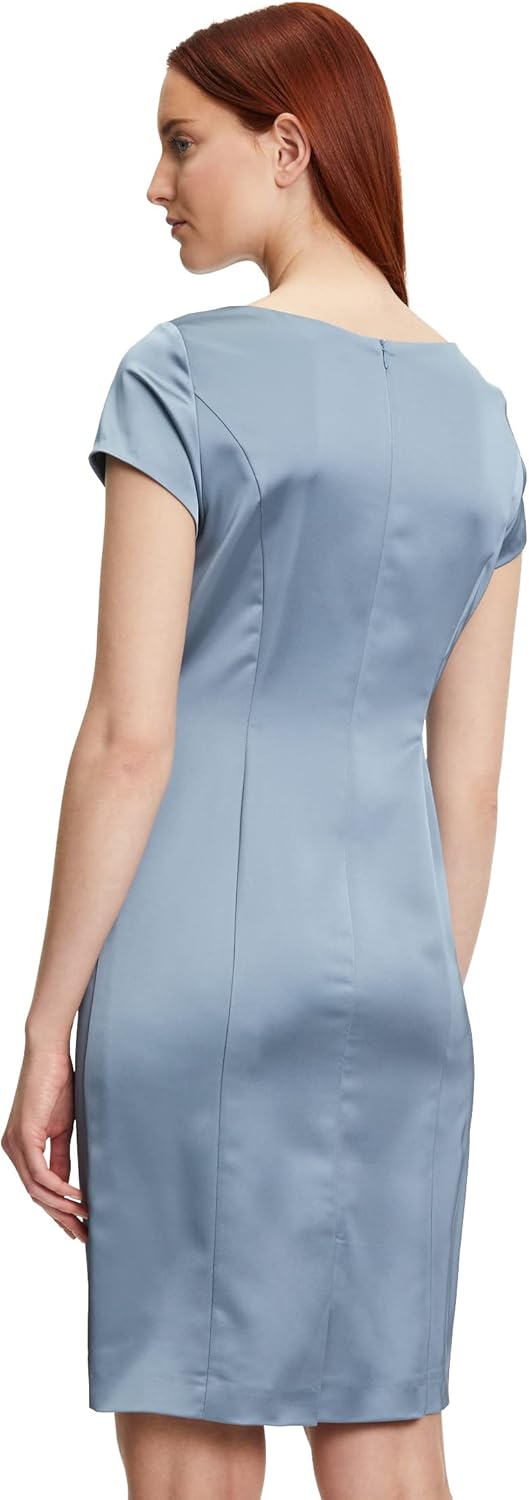 Vera Mont Damen Kleid, Bluish Grey