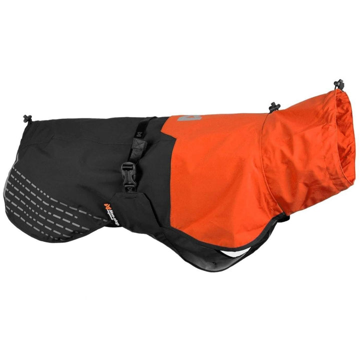 Non-stop dogwear Fjord Raincoat orange/Black |2963| Regenschutz in vielen Grössen, Grösse:65, 65