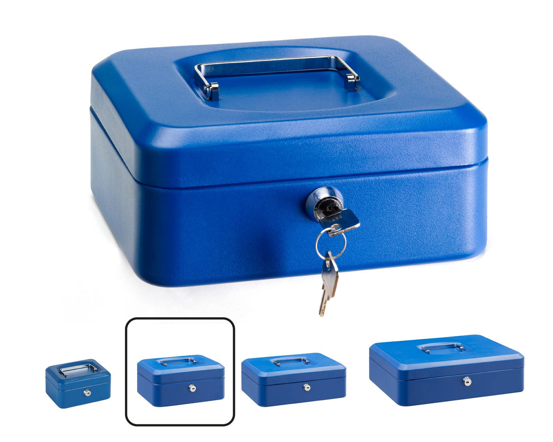 ARREGUI Elegant C9225 Geldkassette aus Stahl | Geldbox | 20 cm breit | Abschliessbare Kasse mit Geld