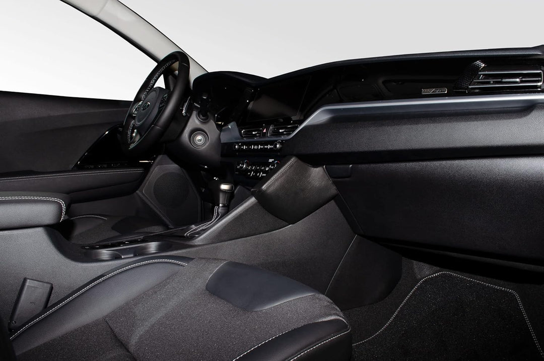 KUDA 2775 Halter Kunstleder schwarz für Kia NIRO/NIRO Hybrid ab 2016 & ab 2019 Kunstleder schwarz, S