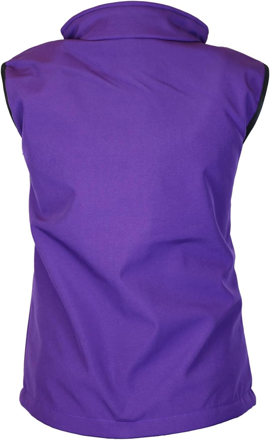 MS-Trachten Kinder Softshell Reitweste Juli Meshfutter tolle Farben 122-128 Lila, 122-128 Lila
