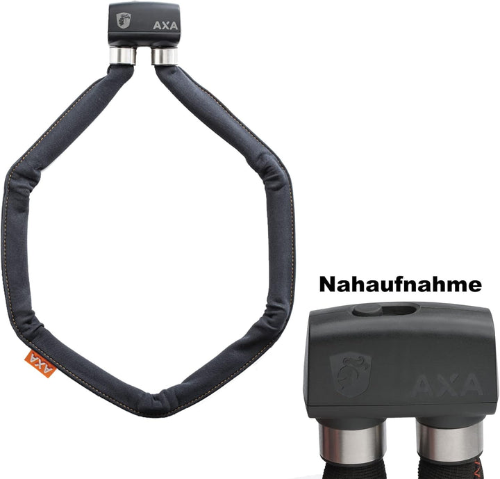Axa Faltschloss Foldable Lock 1000 Länge 105 cm Level 11 inkl. Fahrradklingel