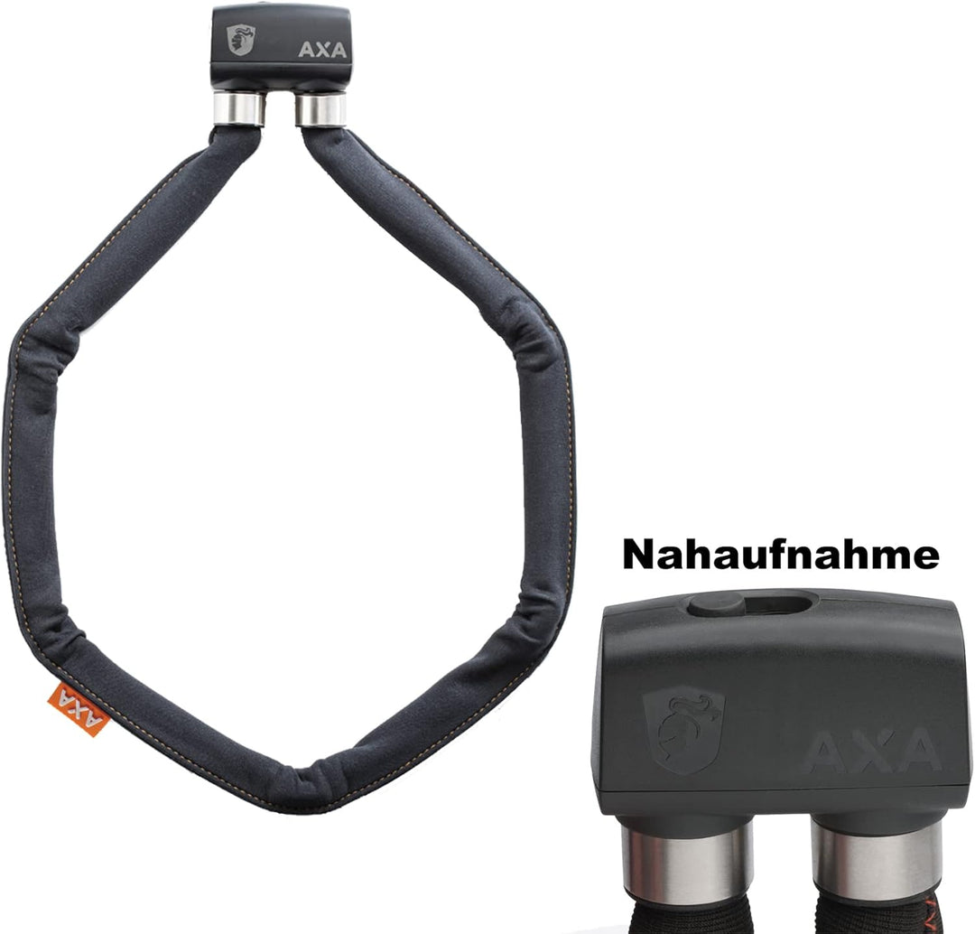 Axa Faltschloss Foldable Lock 800 Länge 100 cm Level 9 inkl. Fahrradklingel