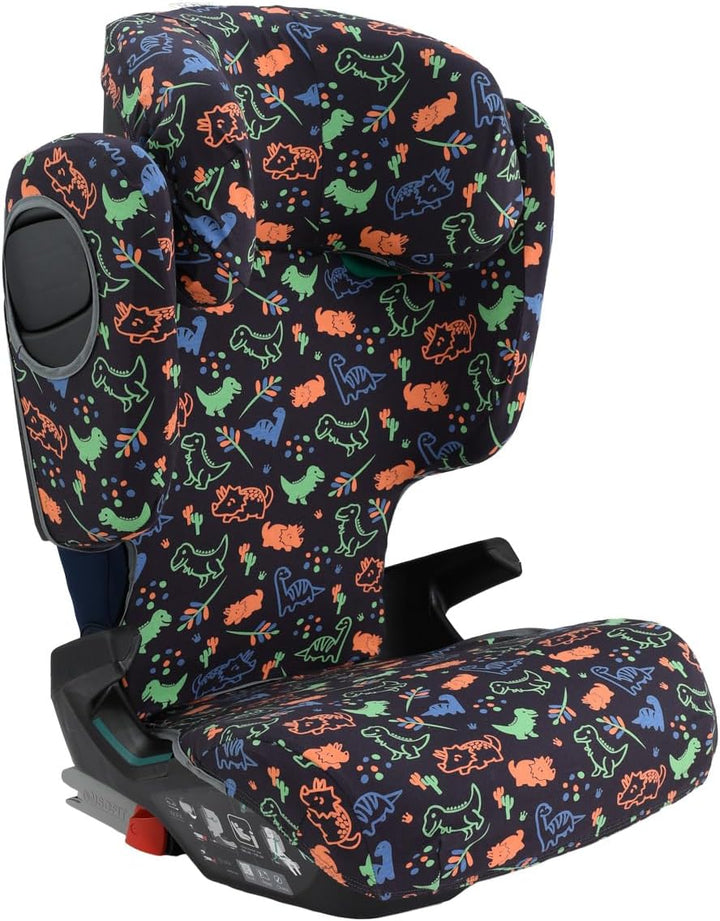 JYOKO KIDS Schutzhülle kompatibel mit Romer Kidfix (Romer Kidfix M I-SIZE, Happy Dino)