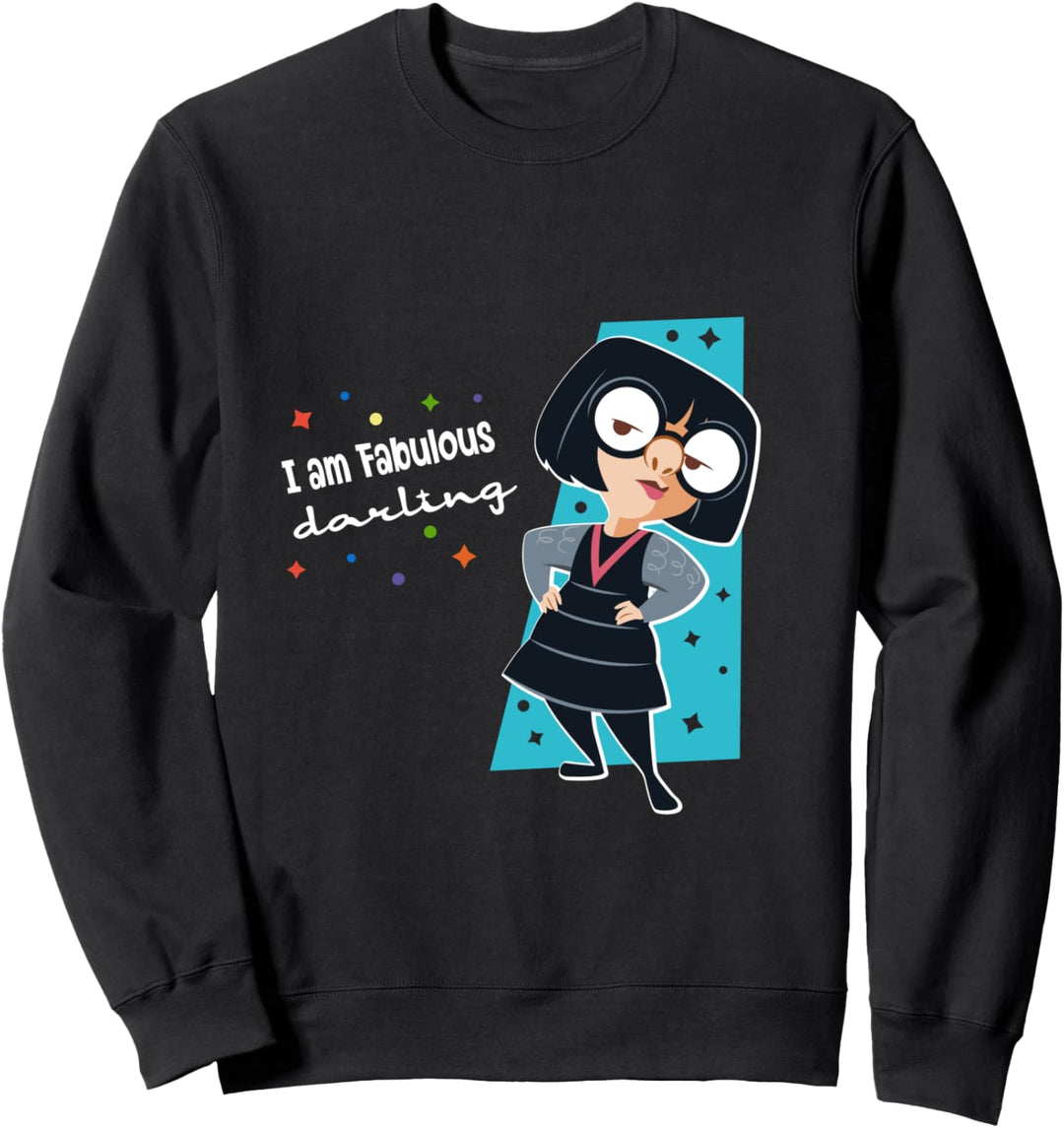 Disney PIXAR The Incredibles Edna I’m Fabulous Darling Sweatshirt