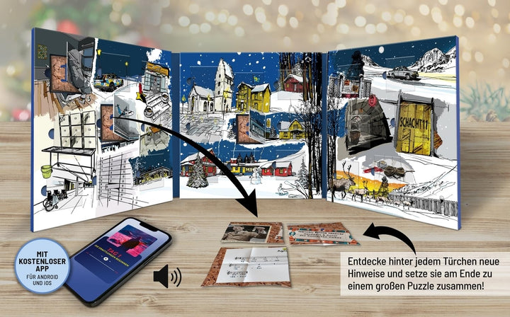 Stiller als die Nacht. Der Schweden-Krimi-Adventskalender: Interaktiver Adventskalender für True Cri