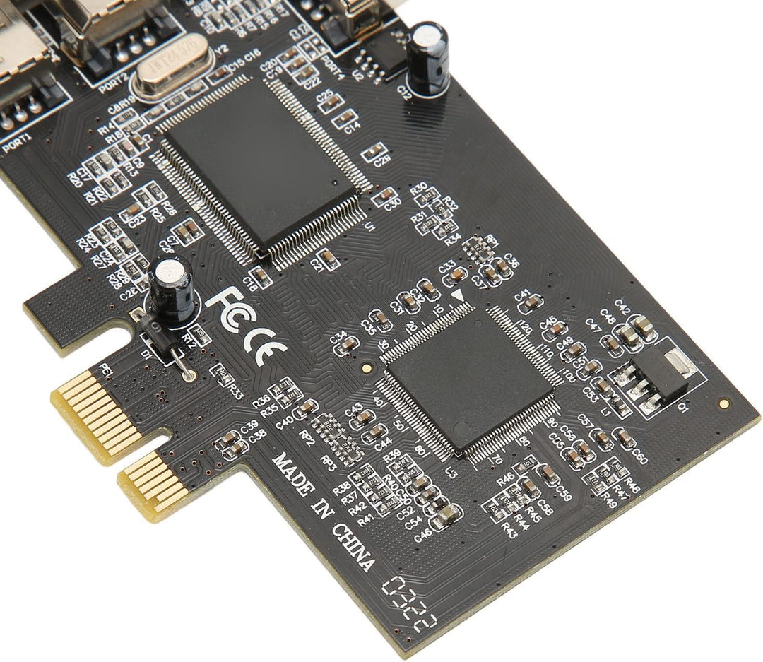 Bewinner PCIe Firewire Karte für 10, PCI E Firewire Controller Karte 4 Ports mit Low Profile Halteru