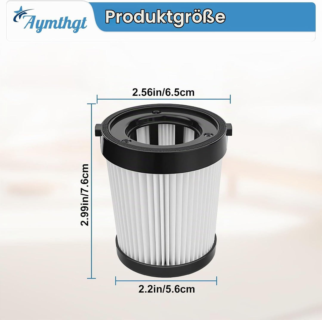 4 Stück HEPA Filter für Lubluelu 202 Ersatzfilter,Staubsauger HEPA Filter kompatibel mit Fabuletta F