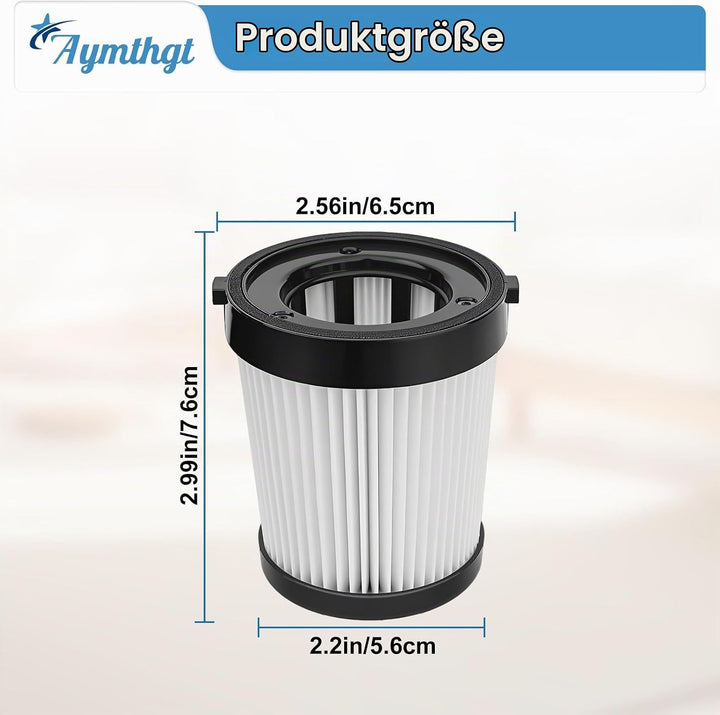 4 Stück HEPA Filter für Lubluelu 202 Ersatzfilter,Staubsauger HEPA Filter kompatibel mit Fabuletta F