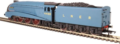 Hornby R3395TTS LNER Class A4 „Mallard“ Nr. 4468 (mit Klang) Auto Zubehör-Scenic Materialien, Blau,