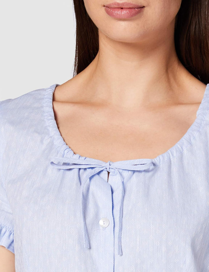 BERWIN & WOLFF TRACHT FOLKLORE LANDHAUS Damen Bluse 34 Hellblau, 34 Hellblau