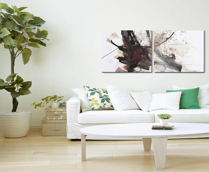 Paul Sinus Art Abstrakte Kunst Wandbild in verschiedenen Grössen Wähle Deine Grösse 80x120cm 80 x 12