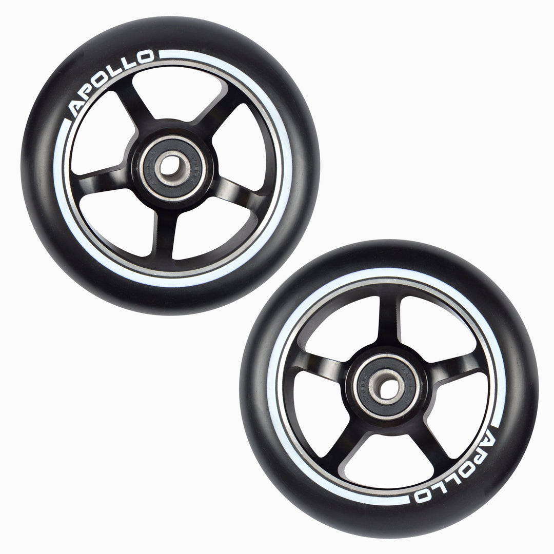 Apollo Stunt Scooter Ersatzräderset Pro Wheels - ABEC9 Kugellager, Roller Rad Ersatz-Räder passend S