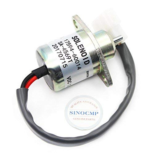 SINOCMP 1503ES-12A5UC5S 17454-60010 Magnet SA-4569-T 16616-60010 Brennstoffabschaltung 12V für Kubot