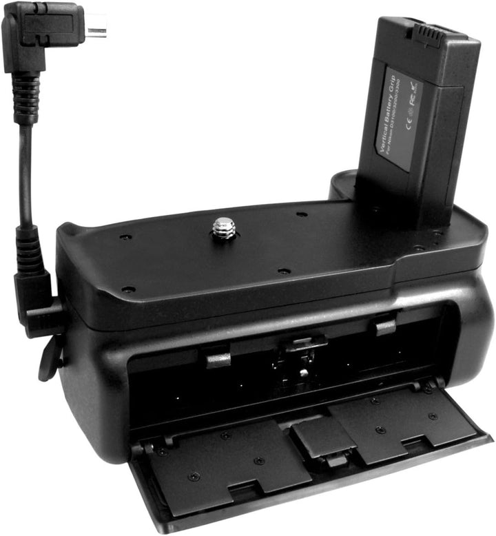 Akku-King Batteriegriff kompatibel mit Nikon D3100, D3200, D3300 SLR-Digitalkamera, MB-D3100