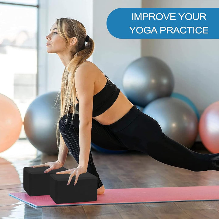 Yoga Backstein - Tragbarer EVA - -Split -Block für eine sichere Balance, bequeme Unterstützung mit s