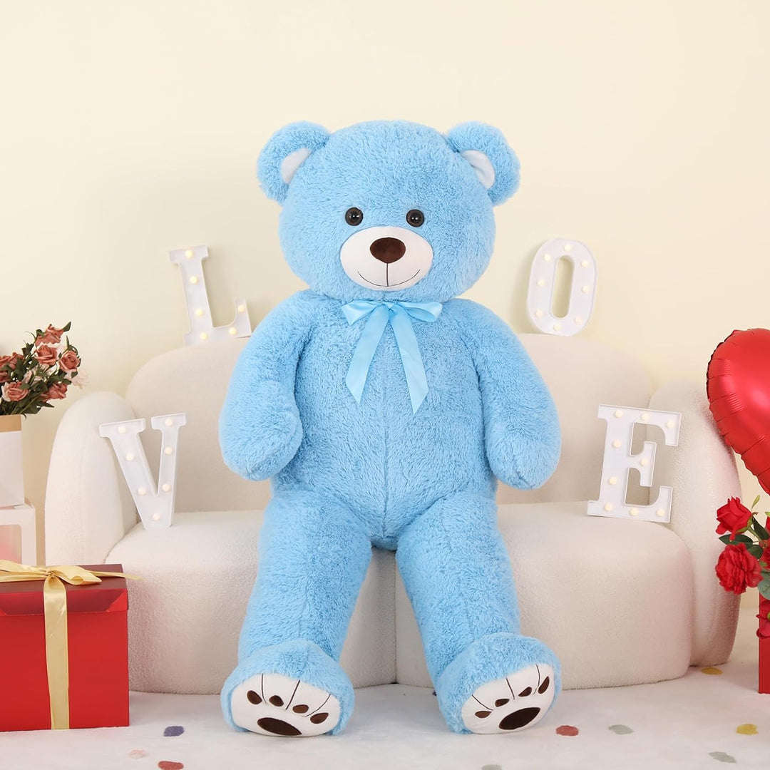 MorisMos 130cm Riesen Teddy Teddybär, 1.3m Teddy bär gross XXL Kuscheltier Stofftier Plüschbär Freun